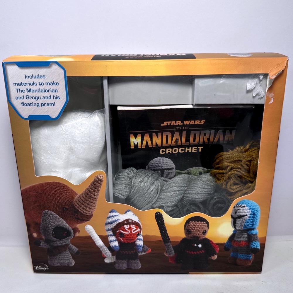 Thunder Bay Press Star Wars The Mandalorian Crochet Kit New Box Wear DIY Craft